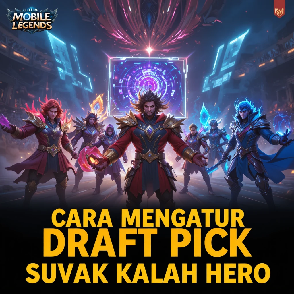 Cara Mengatur Draft Pick Supaya Gak Kalah Hero di Mobile Legends 2025!