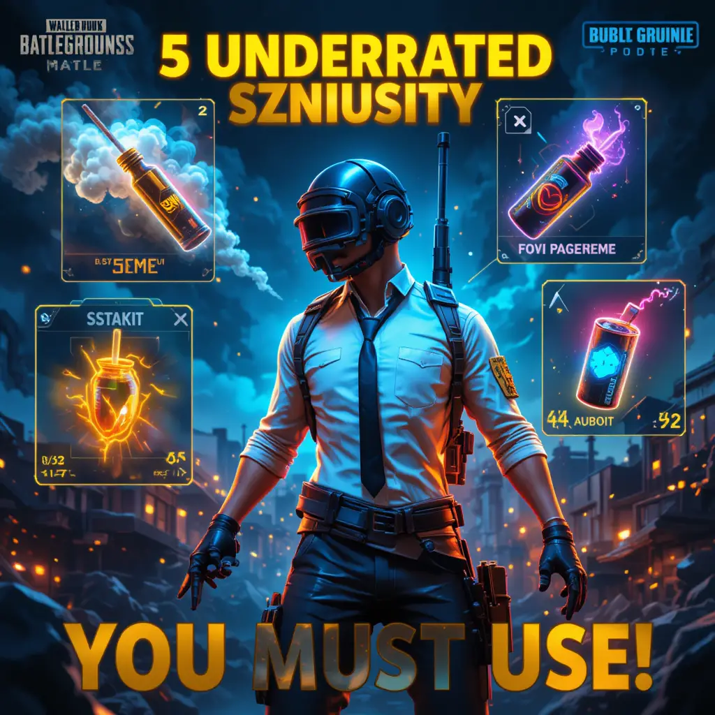5 Item Utility yang Sering Diremehkan di PUBG Mobile 2025