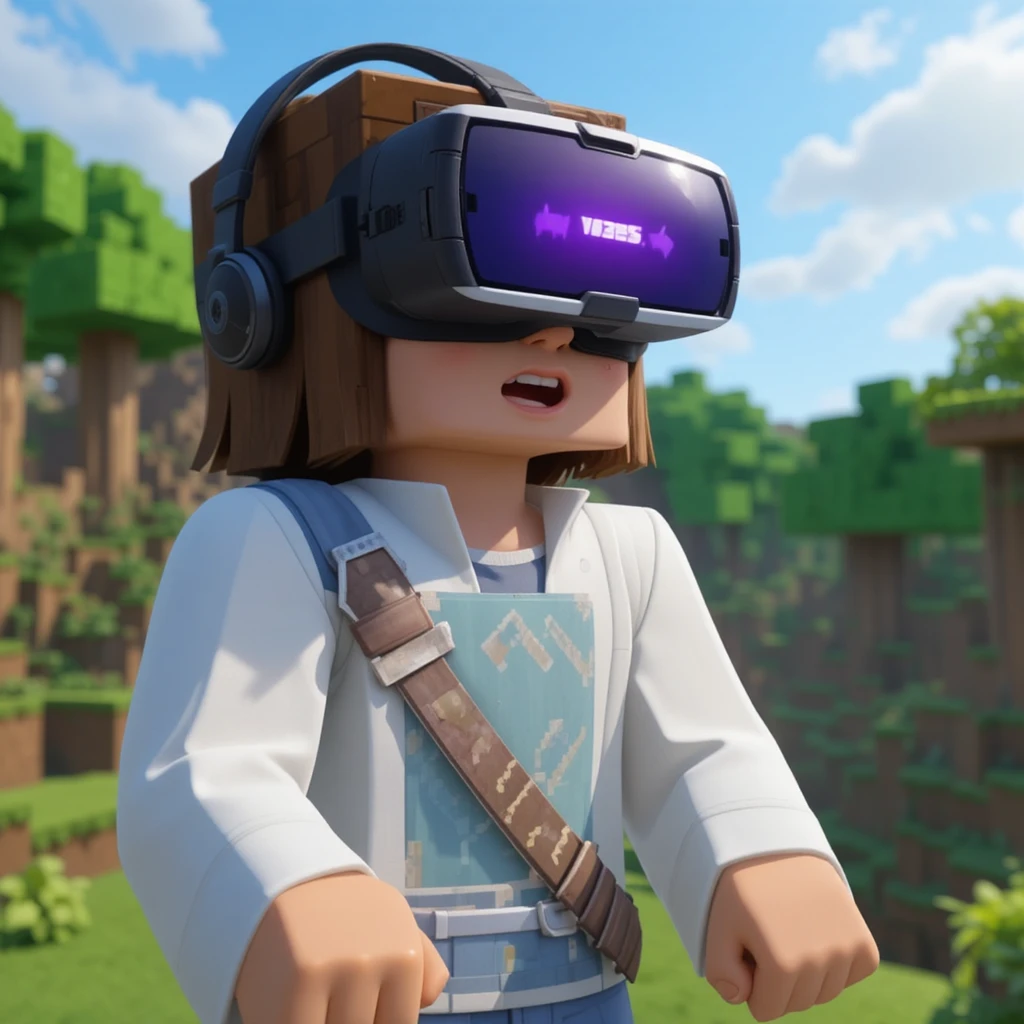Minecraft VR 2025: Main Survival Pakai Oculus Quest 4