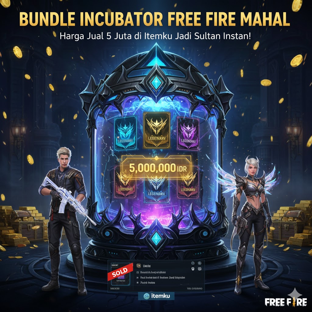 Bundle Incubator Free Fire Mahal: Harga Jual 5 Juta di Itemku Jadi Sultan Instan!