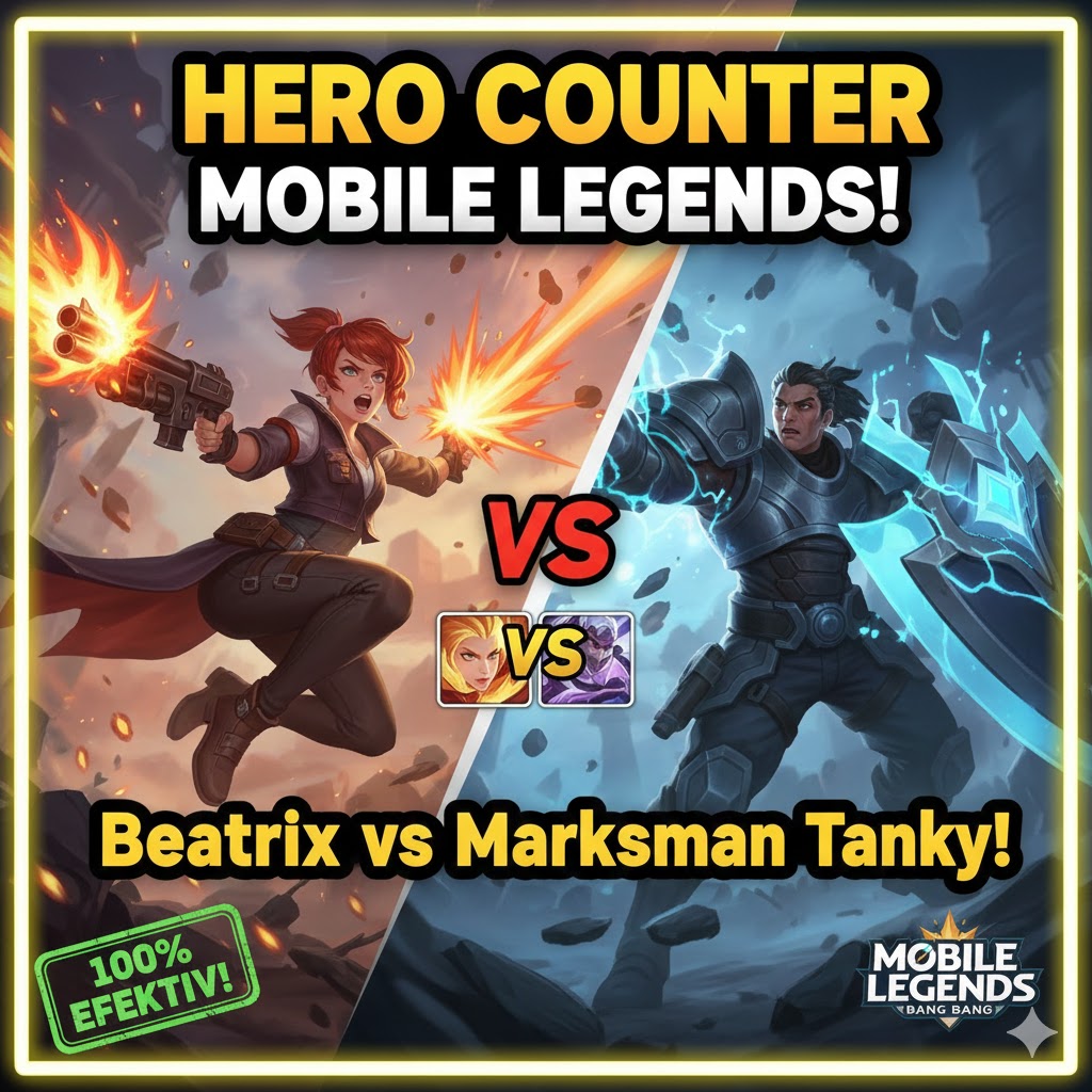 Hero Counter MLBB: Beatrix Hancurkan Marksman Tanky Instan!