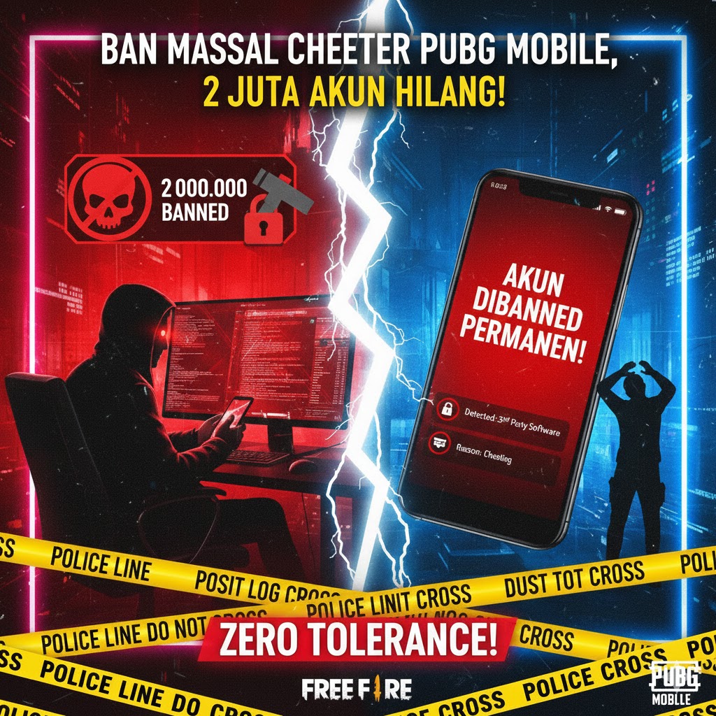 Ban Massal Cheater PUBG Mobile, 2 Juta Akun Hilang!