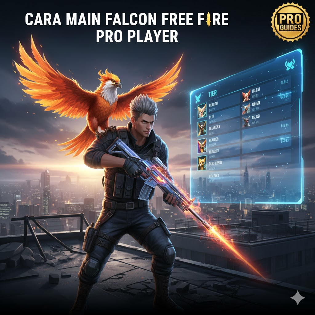 Cara Main Falcon Free Fire Pro Player