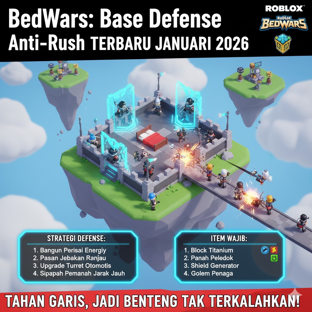 BedWars: Base Defense Anti-Rush Terbaru Januari 2026