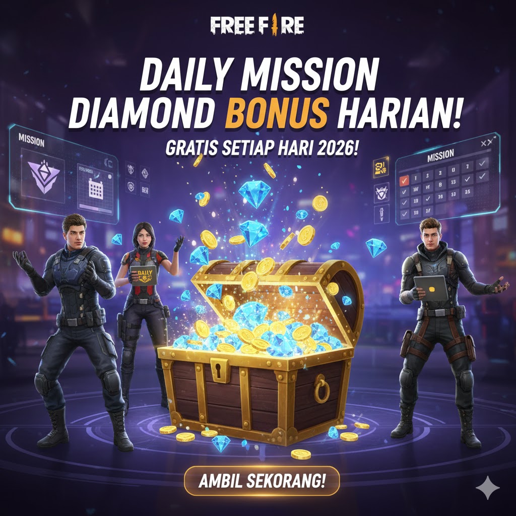 Misi Harian Free Fire: Hadiah Gratis Setiap Hari!