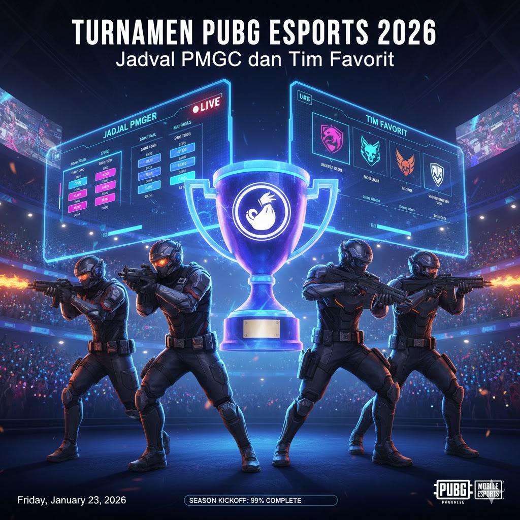 Turnamen PUBG Esports 2026: Jadwal PMGO, PMWC, PMGC