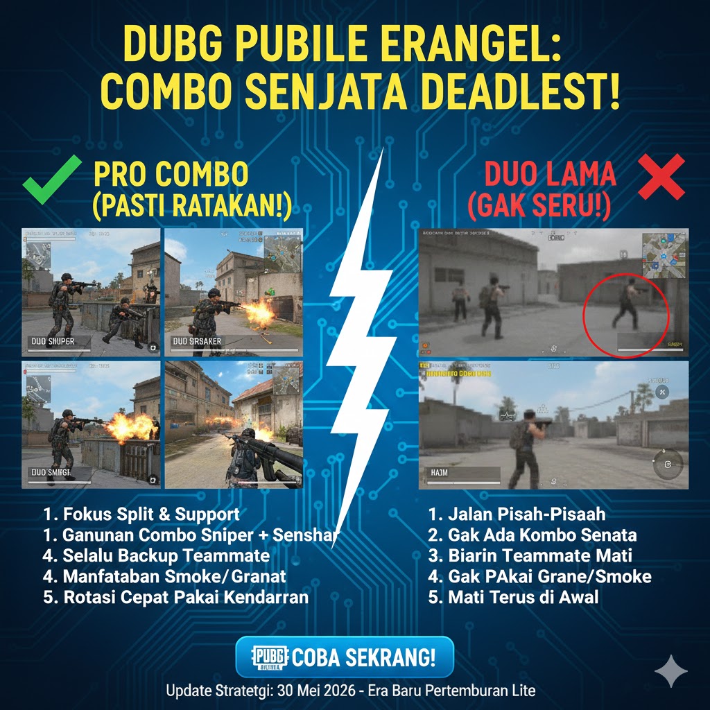 Duo Push Erangel PUBG Mobile: Combo Senjata Deadliest!