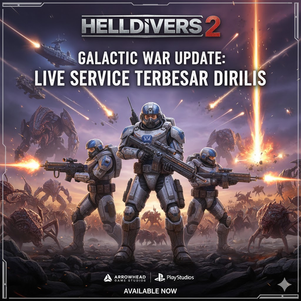 Helldivers 2 Galactic War Update: Live Service Terbesar Dirilis