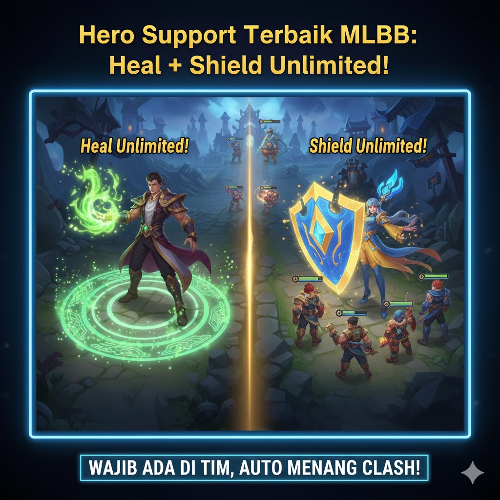 Hero Support Terbaik MLBB: Heal + Shield Unlimited!