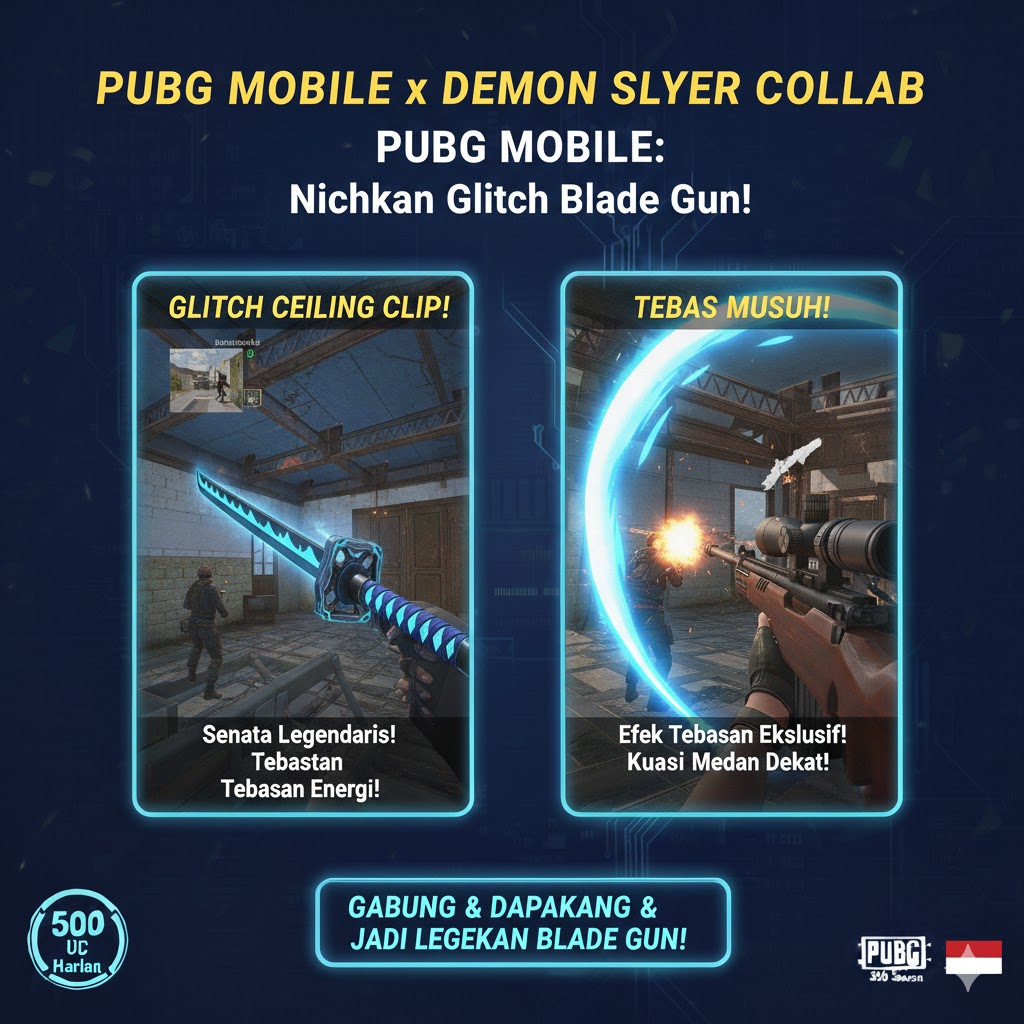PUBG Mobile x Demon Slayer Collab: Nichirin Blade Gun!